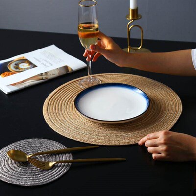 Table mat waterproof pvc placemat antiscald S heat insula