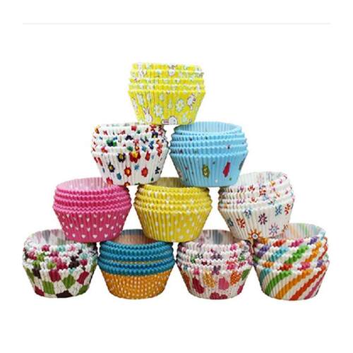 tfbc 100pcs paper cake cup cupcake cases liners muffin kitch