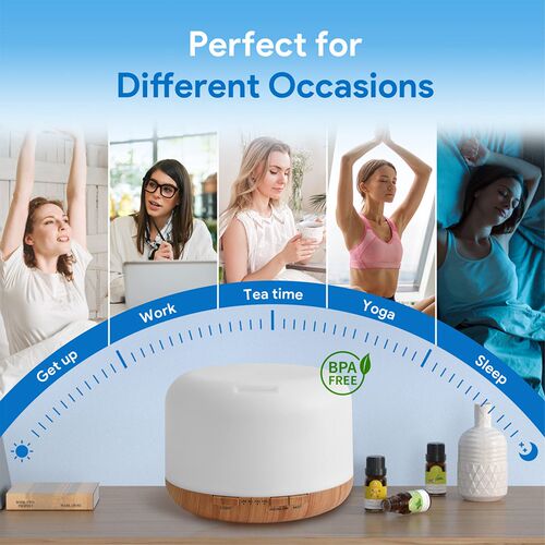 500ml humidifier Aromatherapy essential oil Diffuser aroma