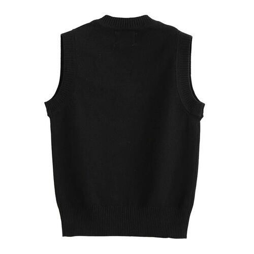 School Uniform Autumn Childrens Vest Sweater Kids Knitted P