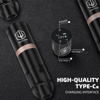 Tattoo Pen Set Rotary Wireless Tattoo Machine Kit Coreless M