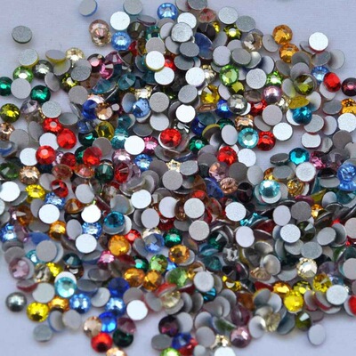 SS3~SS30 AAAAA Top Quality Crystal Non Hotfix Nail art Rhine