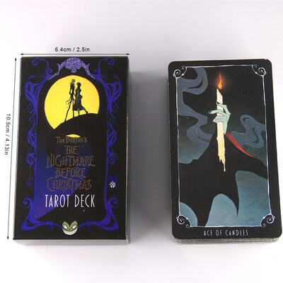The Nightmare Before Christ mas Tarot Deck and Guidebook 78