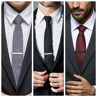 Simple Tie Clip Set Pin 5.5cm Wed Mens Tie Clip malist Tie