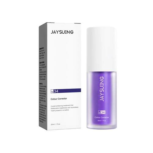 30ml V34 Purple Whitening Toothpaste Remove Stains Reduce Ye