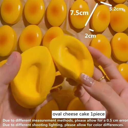 Squishy Simulated Cheese Bread Squeeze Toy Sss Relief Slow