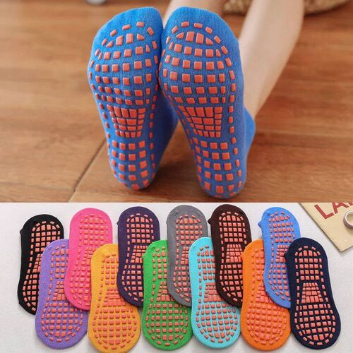 Kids Adults Anti-Slip Socks Parent-Child Trampoline Sock Cot