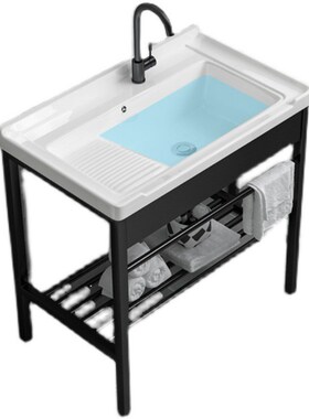Laundry Pool Basin with Washboard Bathroom Laundry Water Sta