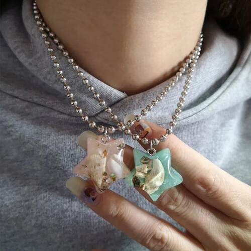 Korea Summer Cute Colorful Glass Pearl Butterfly Beaded Flow