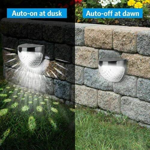 1-10Pack LED Solar Light Outdoor Wall Lamps Energy Garden La