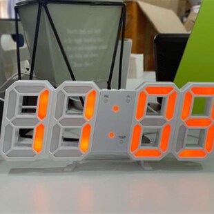3D LED Digital Alarm Clock Electronic Luminous Night Table