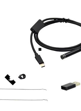 USB Snake Inspection Camera HD Type C Cameras Flexible Cable