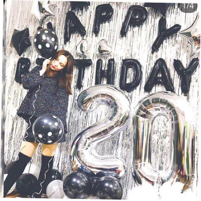 Highquality Birthday number balloon party decoration