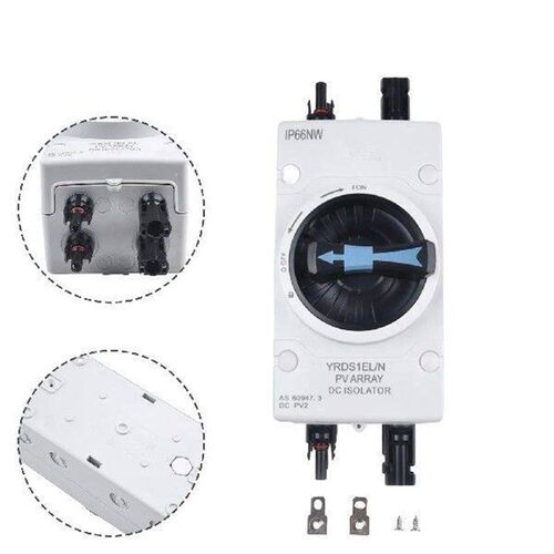 Solar System DC Disconnect Switch IP66 32A Waterproof