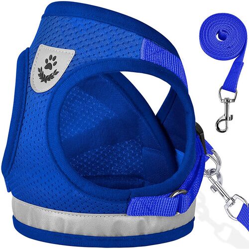 Cat Harnesses and Puppy Harness with Leashes Set Escape Proo
