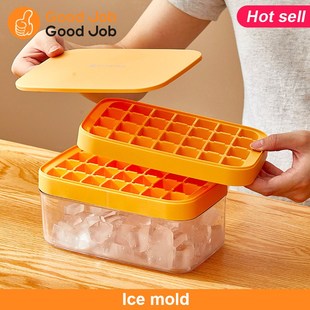 silicone 28 ice tray with lid ice cube mold ice box food box