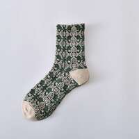 Patterned Socks, a trendy Japanese and Korean style mid-calf embossed three-dimensional sock on Instagram thumbnail 3