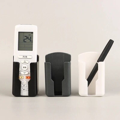 Hot 1PC Wall Mounted Remote Control Holder Organizer Air Con