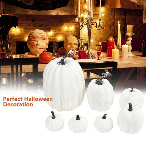 7pcs Simulation Pumpkin Model Fake Vegetable Halloween DIY C