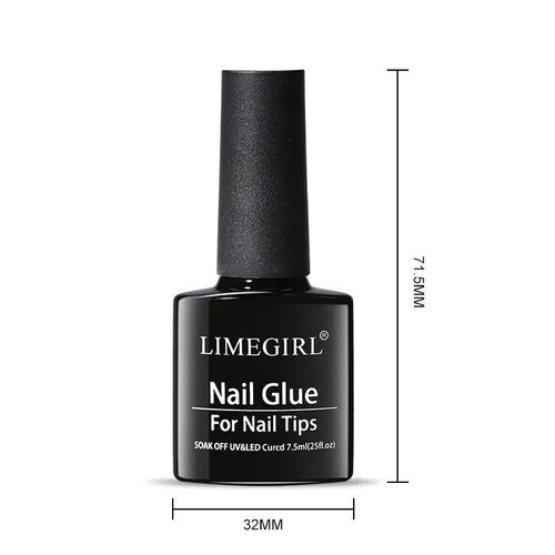 Limegirl Nail Tips Glue Gel 7.5ml uv Glue for false Nail