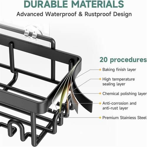 Shower Caddy Corner Shelves Rack Bathroom Organizer Storage