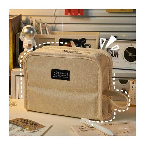 Canvas pen bag Girl Day pencil-box storage pencil case0