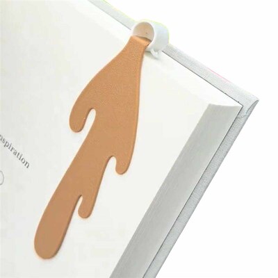 spilled coffee bookmark 创意咖啡书签洒了的咖啡书签咖啡杯书签