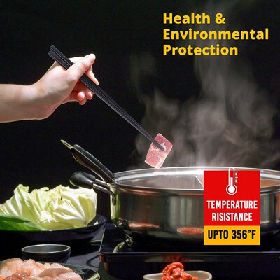 Chopsticks Reusable Glass Fiber Food Sticks Japanese Chinese