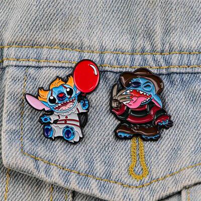 Cartoon Stitch Enamel Pin Brooches For Women Lapel P Badge o