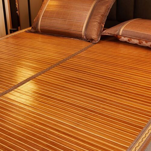 sided bamboo mat mat single bed rattan mat folding ice mat