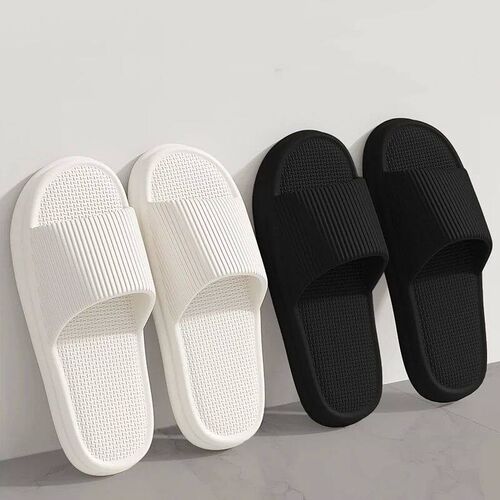 Women Summer Concise EVA Slippers Men Soft Home Slides