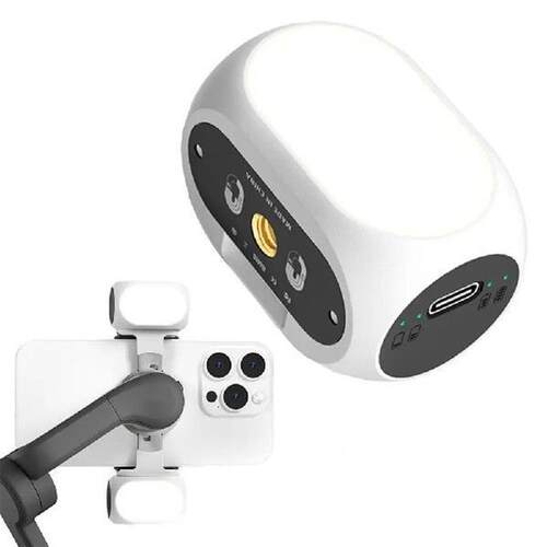 Rechargeable Light Portable Gimbal Stabilizer with Dimmable