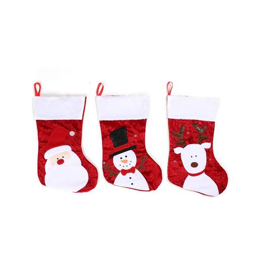 Christmas gift bag decoration, big red Christmas socks耶诞袜