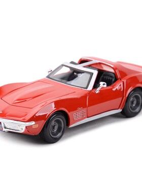 Maisto 1:24 1970 Corvette Blue Static Die Cast Vehicles Coll