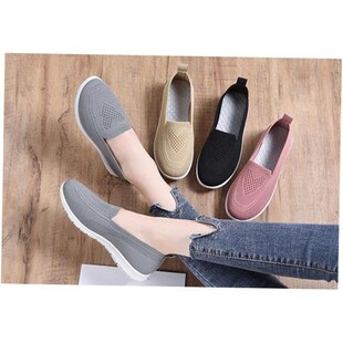 2023 Autumn Women Breathable Shoes Woman Flat Mesh Sneakers