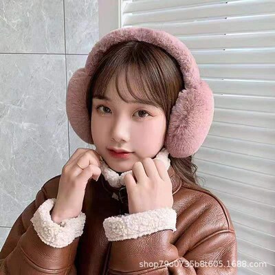 Foldable earmuffs for women Autumn and winter cute earmuffs