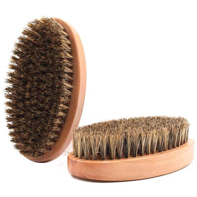 Men's Oil Head Styling Hair Comb Solid Wood Beard Brush
