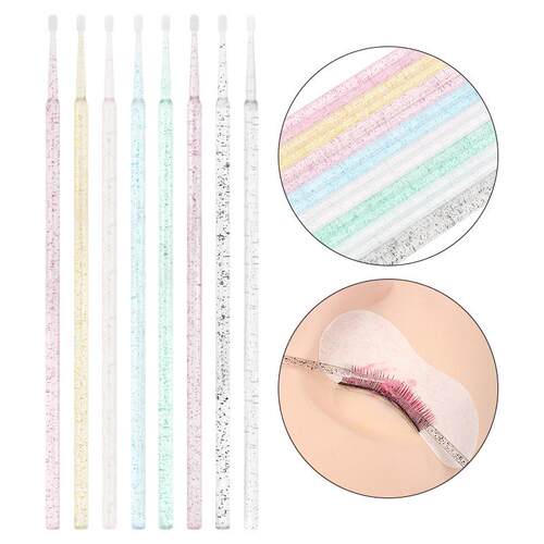 500/1000Pcs Disposable Micro Brush Mascara Wands Applicator
