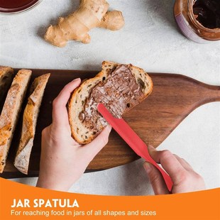 6Pcs Silicone Kitchen Utensils Set Spatula Set Non-Stick Cre