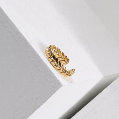 New style ring braided twist open female simple fashion pers