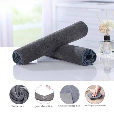 Super Absorbent Car Drying Washing Towel Suede & Coral Doubl