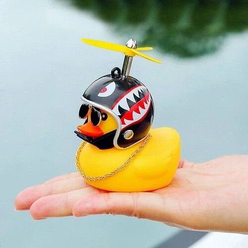 Rubber Duck Toy Car Ornaments Yellow Duck Car Dashboard Deco