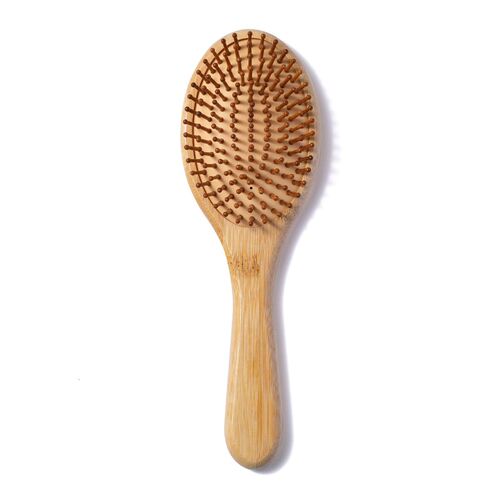 Bamboo massage comb 25cm large hair comb natural bamboo air