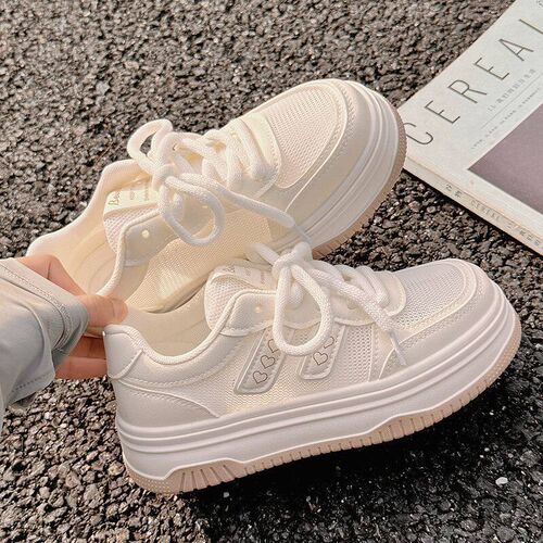 Mesh White Shoes Womens Skirt 2025 Mesh Shoes Breathable Th