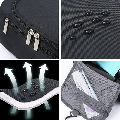 Polyester Men Business Portable Storage Bag Toiletries Organ