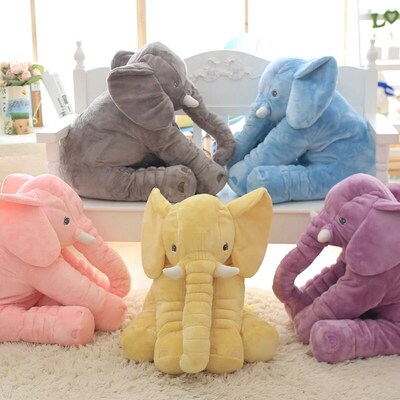 Kids Elephant Soft Pillow Large Elephant Toys Stuffed Animal