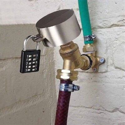 Outdoor Faucet Locks Keyed Pad Waterproof Antirust