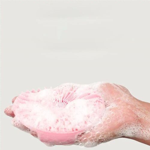 Silicone Body Scrubber Bath Shower Brush Multi-functional Po