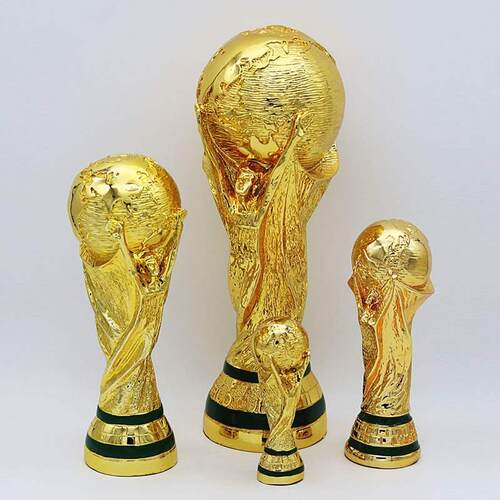 2022 World Cup Trophy Resin Craft Gift Award Decoration Fan