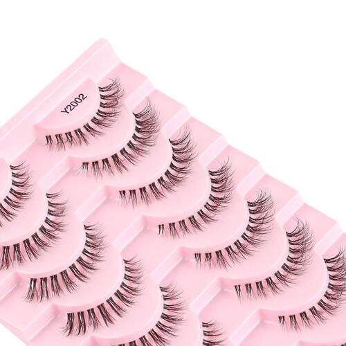 5/10Pairs False Lashes Cat Eye Eyelashes Eyelash Extension 3